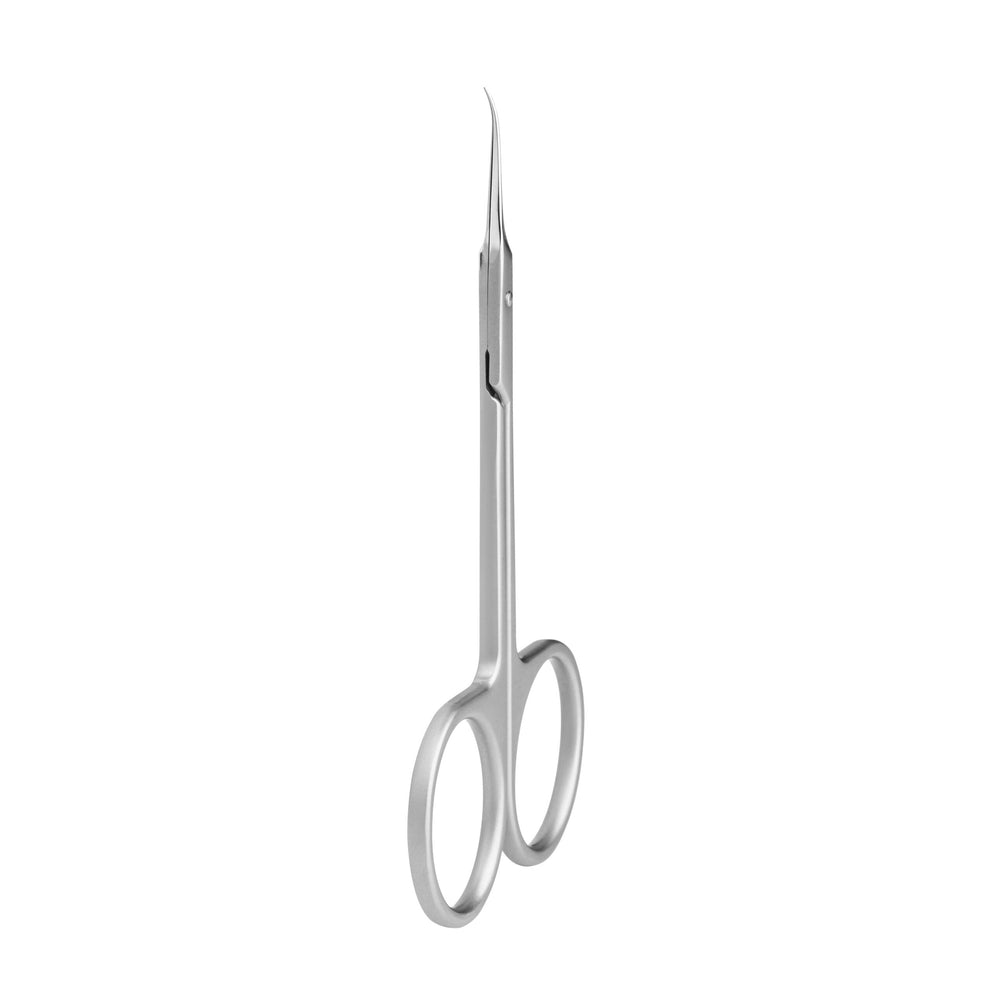SX-702 professional cuticle scissors with 18 mm hook-shaped blades