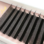 YY premade volume Eyelash Extensions fans, D/0.07/MIX (8-15 mm)