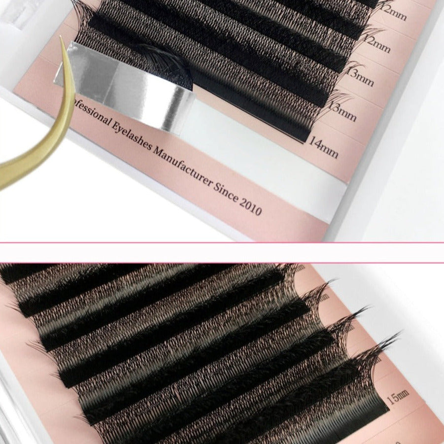 New! YY premade volume Eyelash Extensions fans, CC/0.07/MIX (8-13 mm)