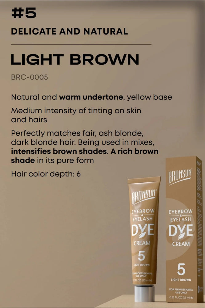 BRONSUN® lash & brow dye tint CREAM type