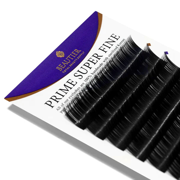 Beautier Super Fine eyelash extensions ONE SIZE TRAY, D-0.20