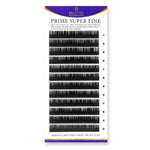 Beautier Super Fine eyelash extensions ONE SIZE TRAY, D-0.15