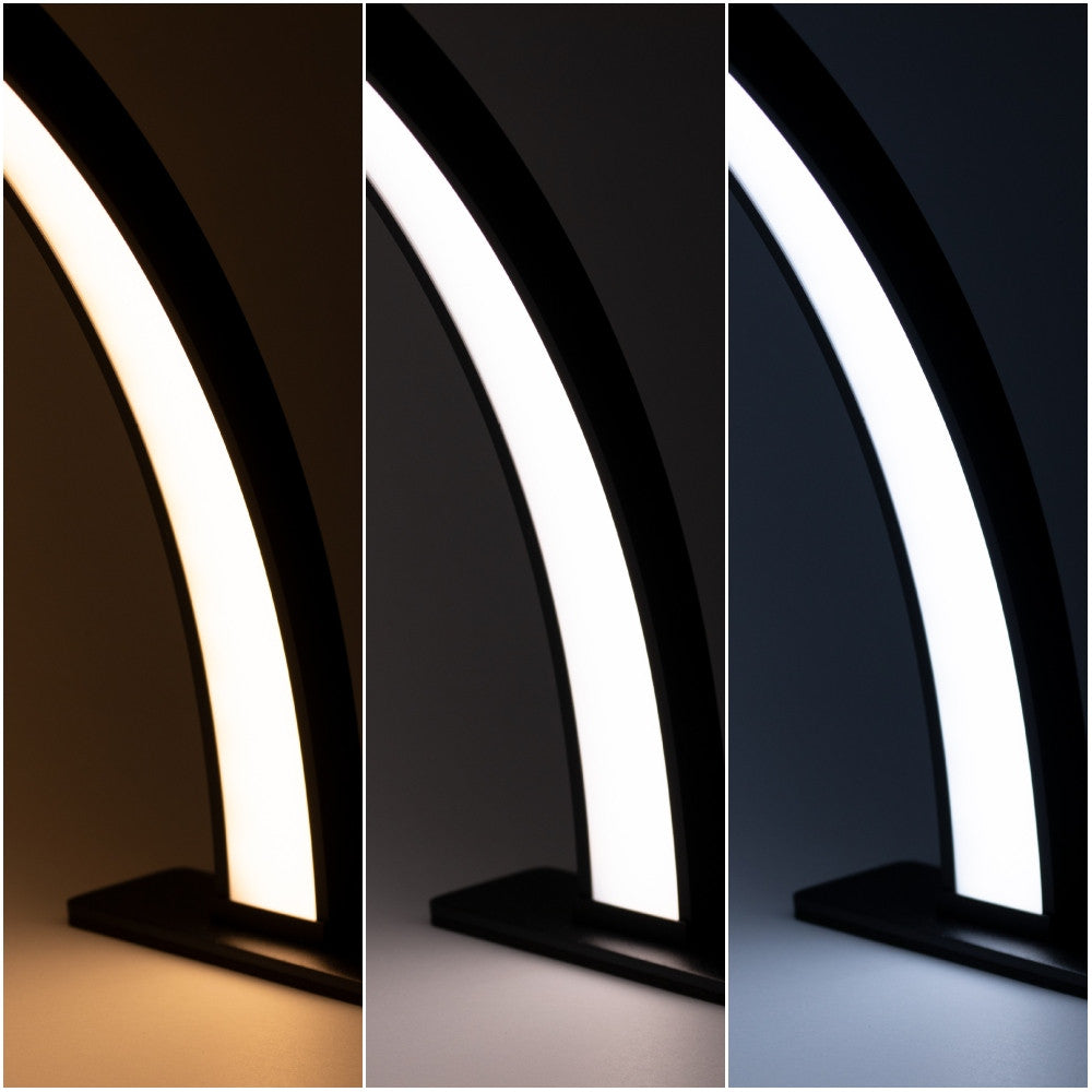Black HQ-75X LED arch lamp with 364 LEDs, beauty workstation lighting