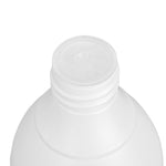 Nail cleaner, sticky layer remover for manicure and pedicure. White plastic bottle cap on a white background.