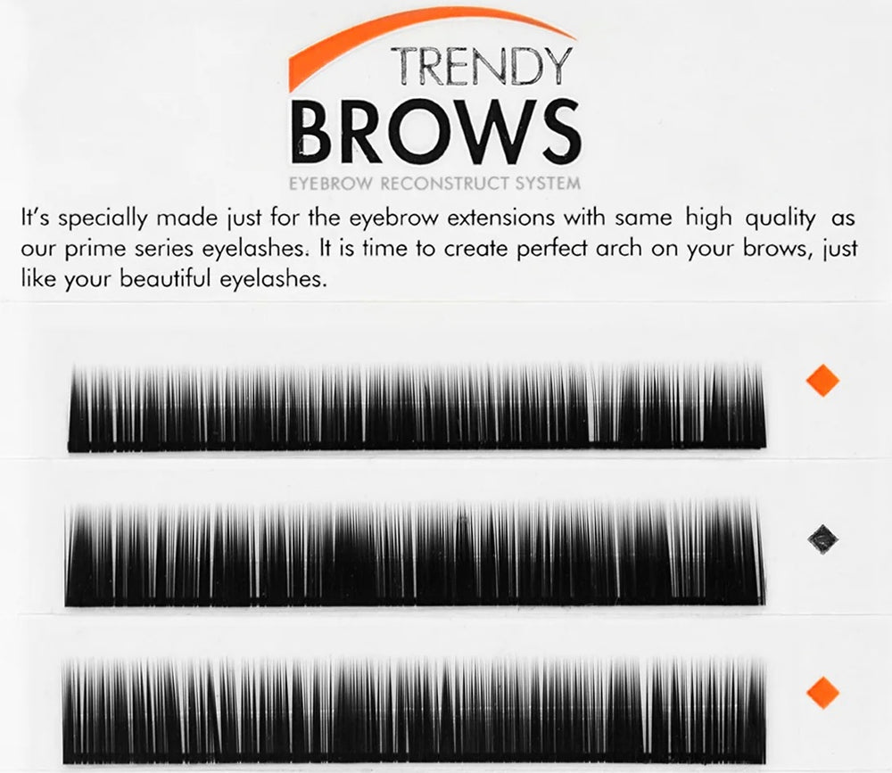 Beautier Trendy eyebrow & lower lashes extensions, 0.07 BLACK