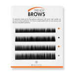 Beautier Trendy eyebrow & lower lashes extensions, 0.10 BLACK