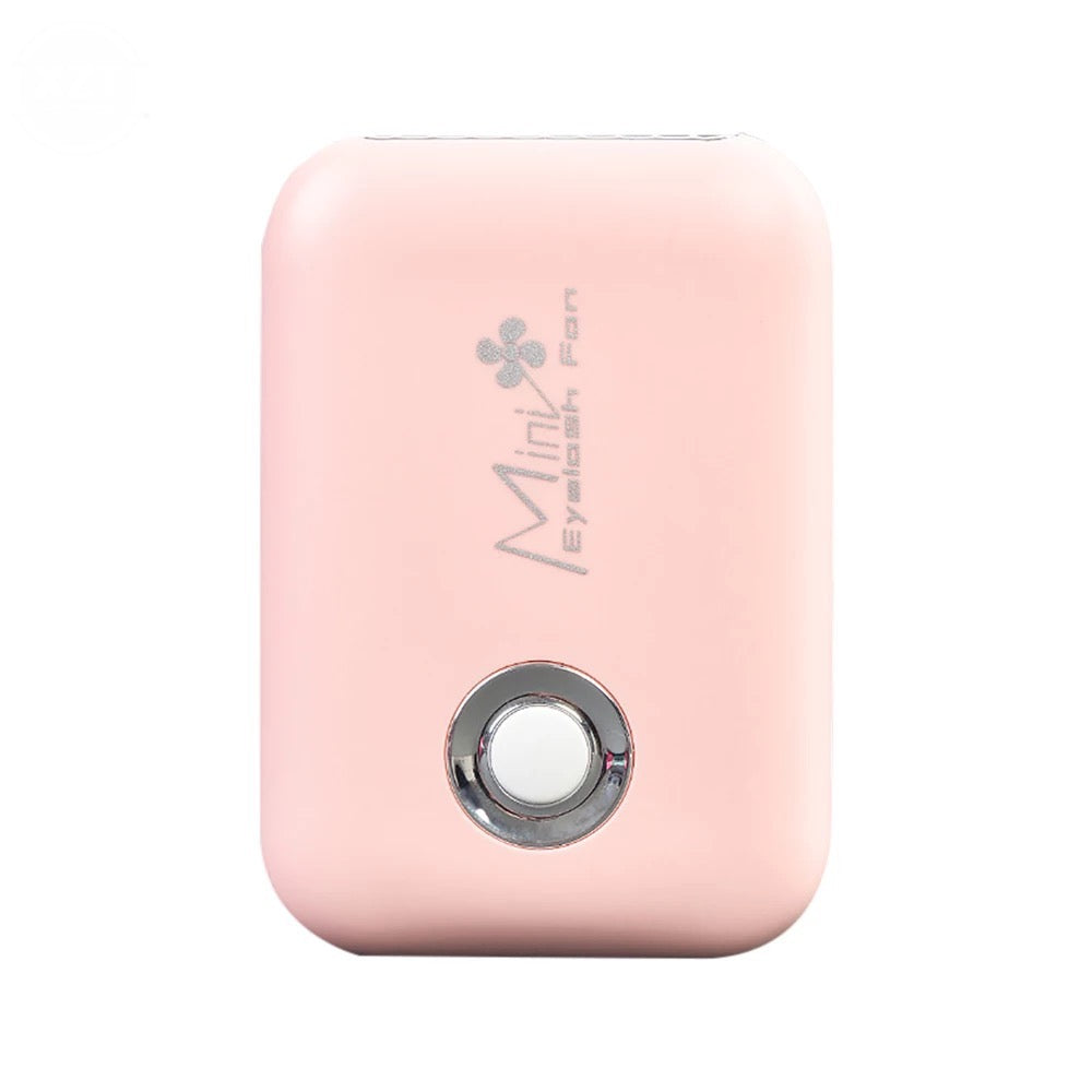 Fan for eyelash adhesive drying with USB cable, PINK