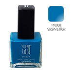 GlamLac gel effect nail lacquer polish 15 ml, 118888 SAPPHIRE BLUE