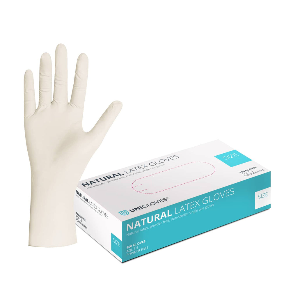 Unigloves latex gloves 100 pcs, L size