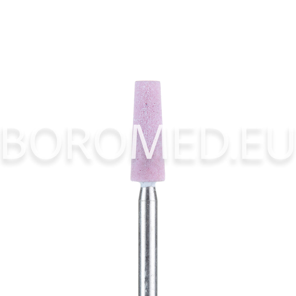 Polishing bit for manicure and pedicure CU30 STONE, Small Truncated CONE, Pink