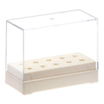 Plastic BOX for bits with lid, WHITE