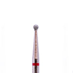 DIAMOND bit for manicure and pedicure SPHERE (red) 001
