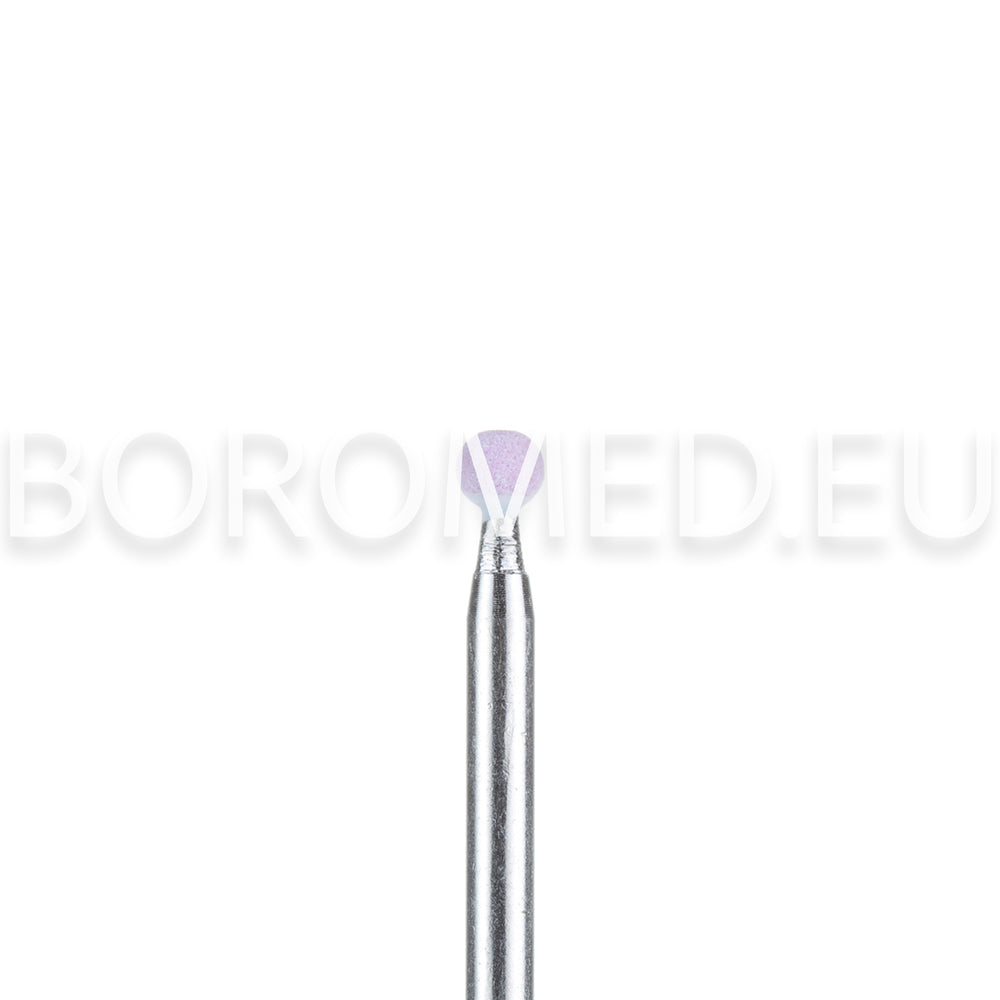 Polishing bit for manicure and pedicure CU18 STONE, Small BALL Pink