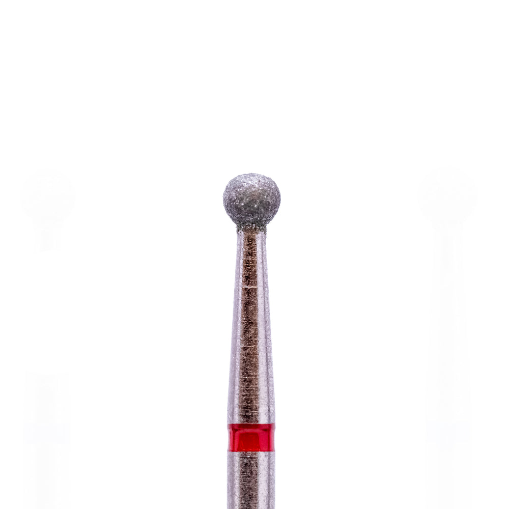 DIAMOND bit for manicure and pedicure SPHERE (red) 001