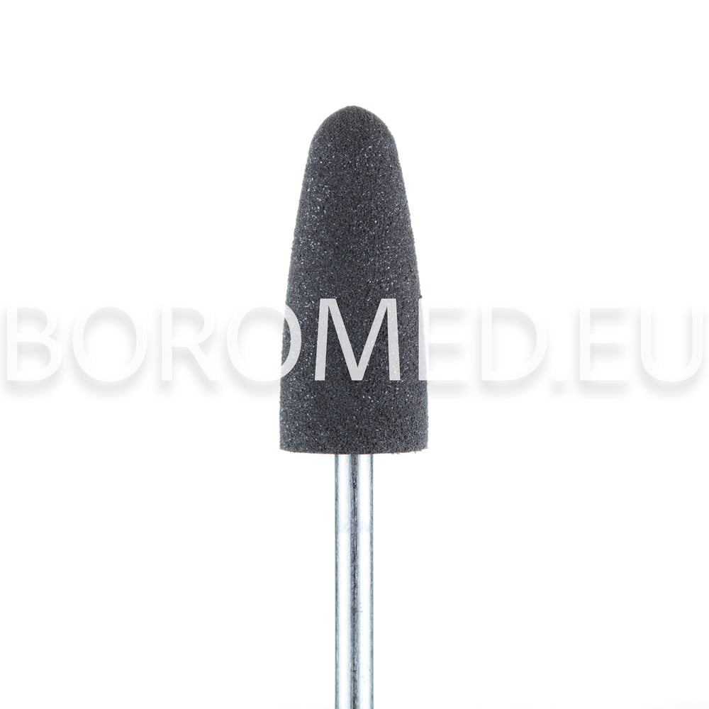 POLISHING bit for manicure and pedicure P8 Middle rounded CONE Black