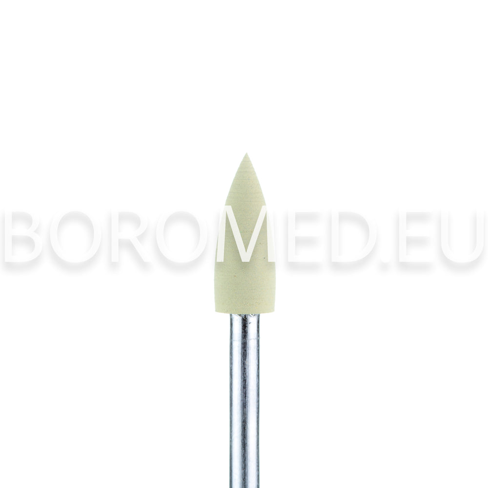 POLISHING bit for manicure and pedicure P42 Very Small Sharp CONE Ivory