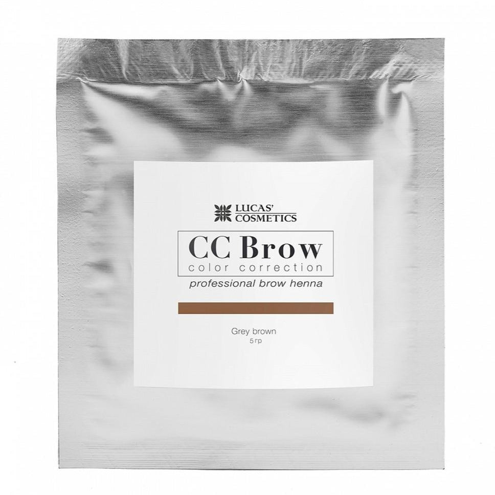 CC Brow biotattoo HENNA for eyebrows GREY BROWN, 5 or 10 grams