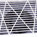 80W nagu putekļu nosūcējs ar kasetes tipa filtru, balts