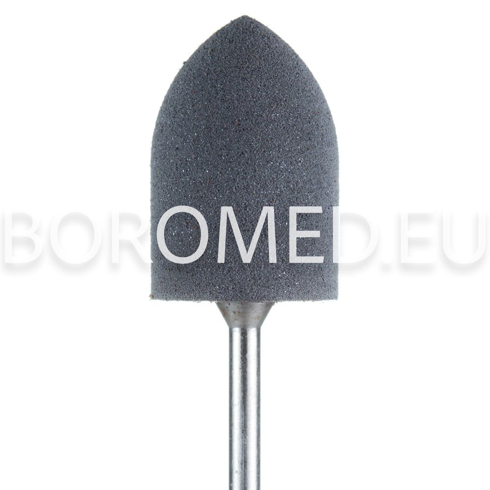 POLISHING bit for manicure and pedicure SK6 Silicone with diamond filling Grey