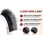 BL Lashes Laser Mink eyelash extensions C-0.12-MIX TRAY