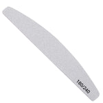 PRO nail file for mainure and pedicure HALFMOON, 180/240