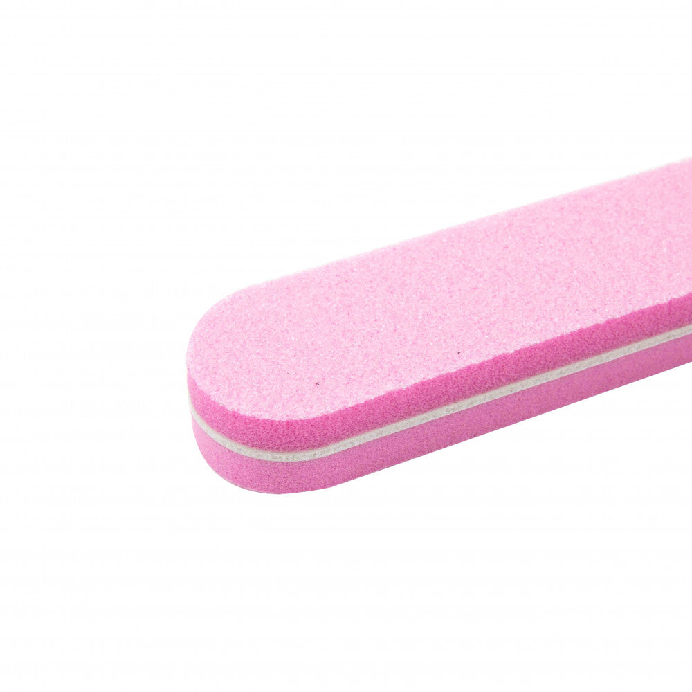 Molly Lac nail file buffer pink STRAIGHT, 100/180