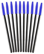 Silicone mascara brush for lashes & brows, round