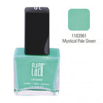 GlamLac gel effect nail lacquer polish 15 ml, 1183981 MYSTICAL PALE GREEN
