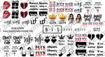 BIS Pure Nails slider nail design sticker decal EXPRESSIONS, O72