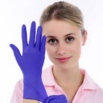 Abena nitrile gloves 100 pieces M or L size, INDIGO