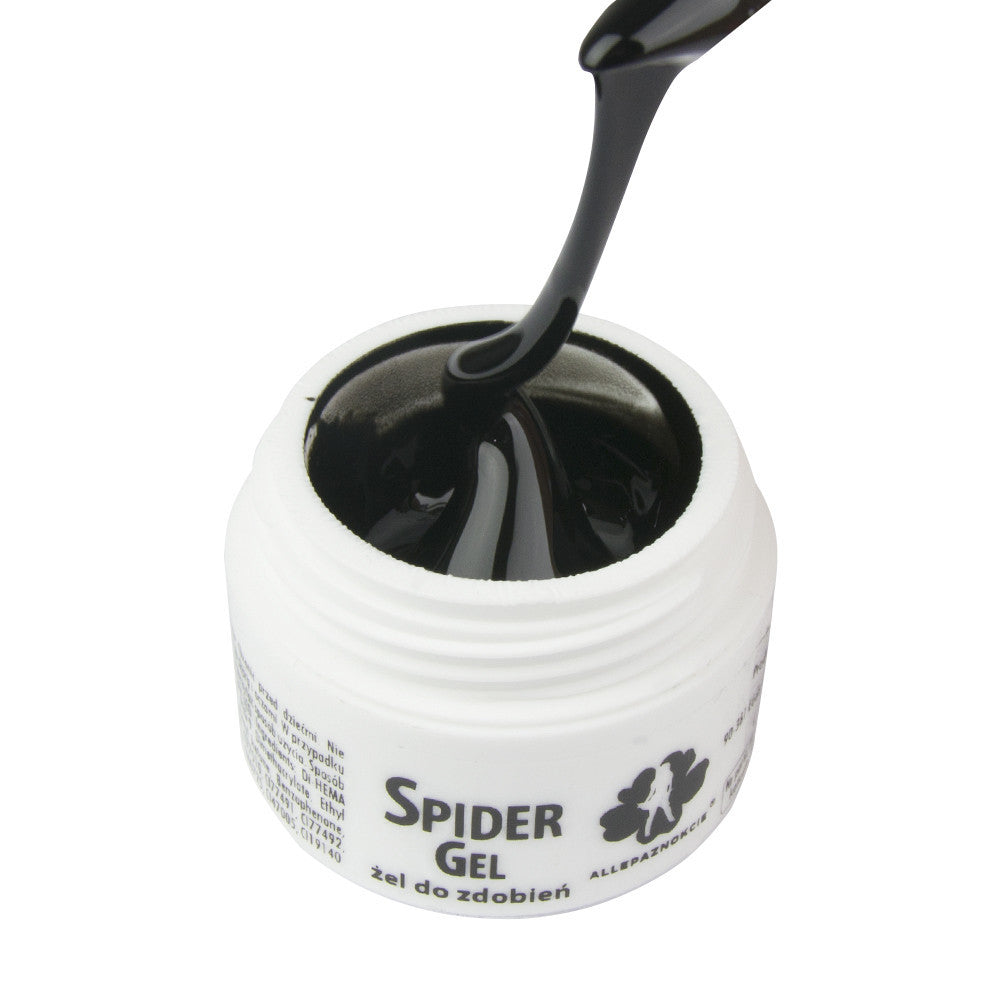 SPIDER Gel for nail design BLACK, 5 ml