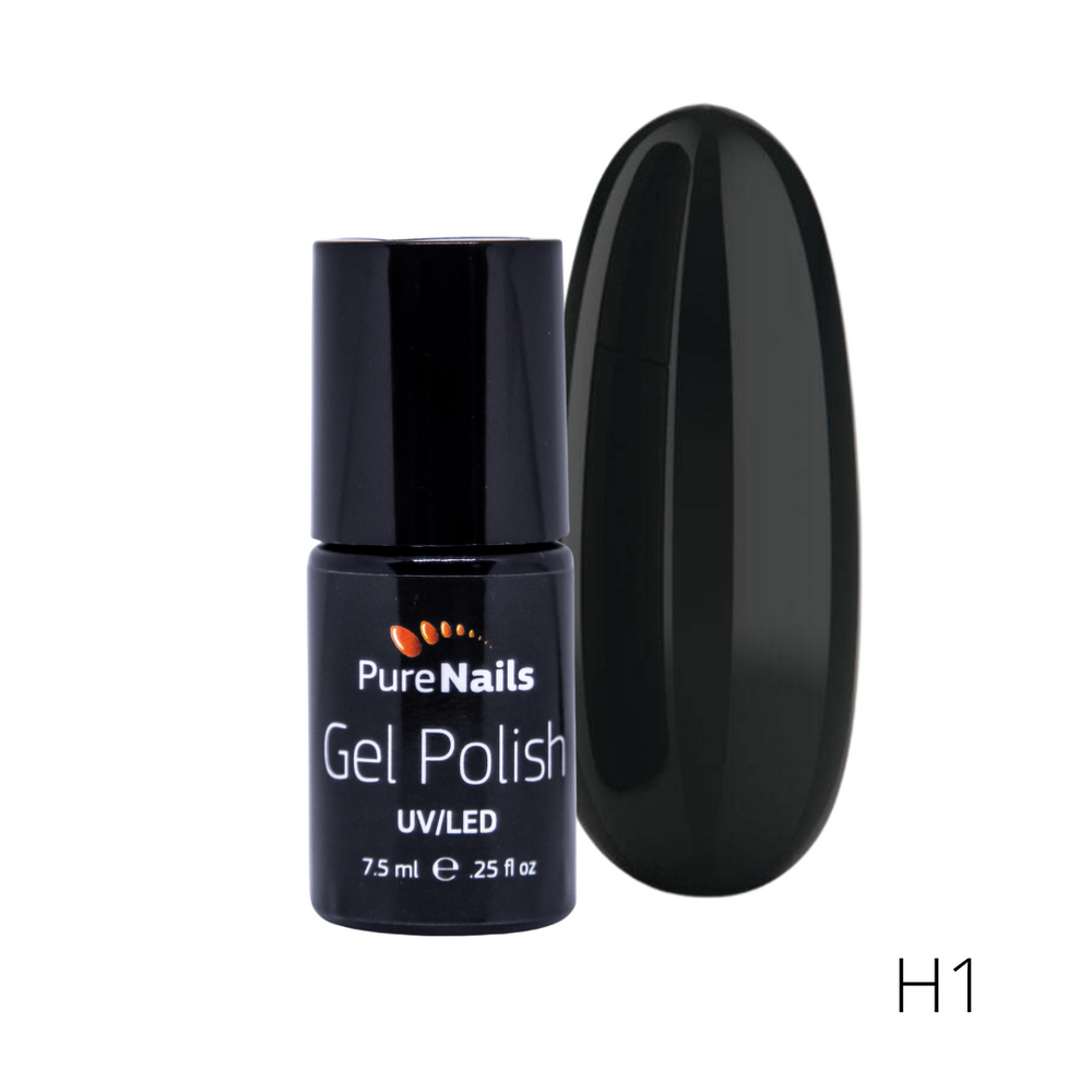 BIS Pure Nails gel polish 7.5 ml HEMAfree, BLACK HOLE H1