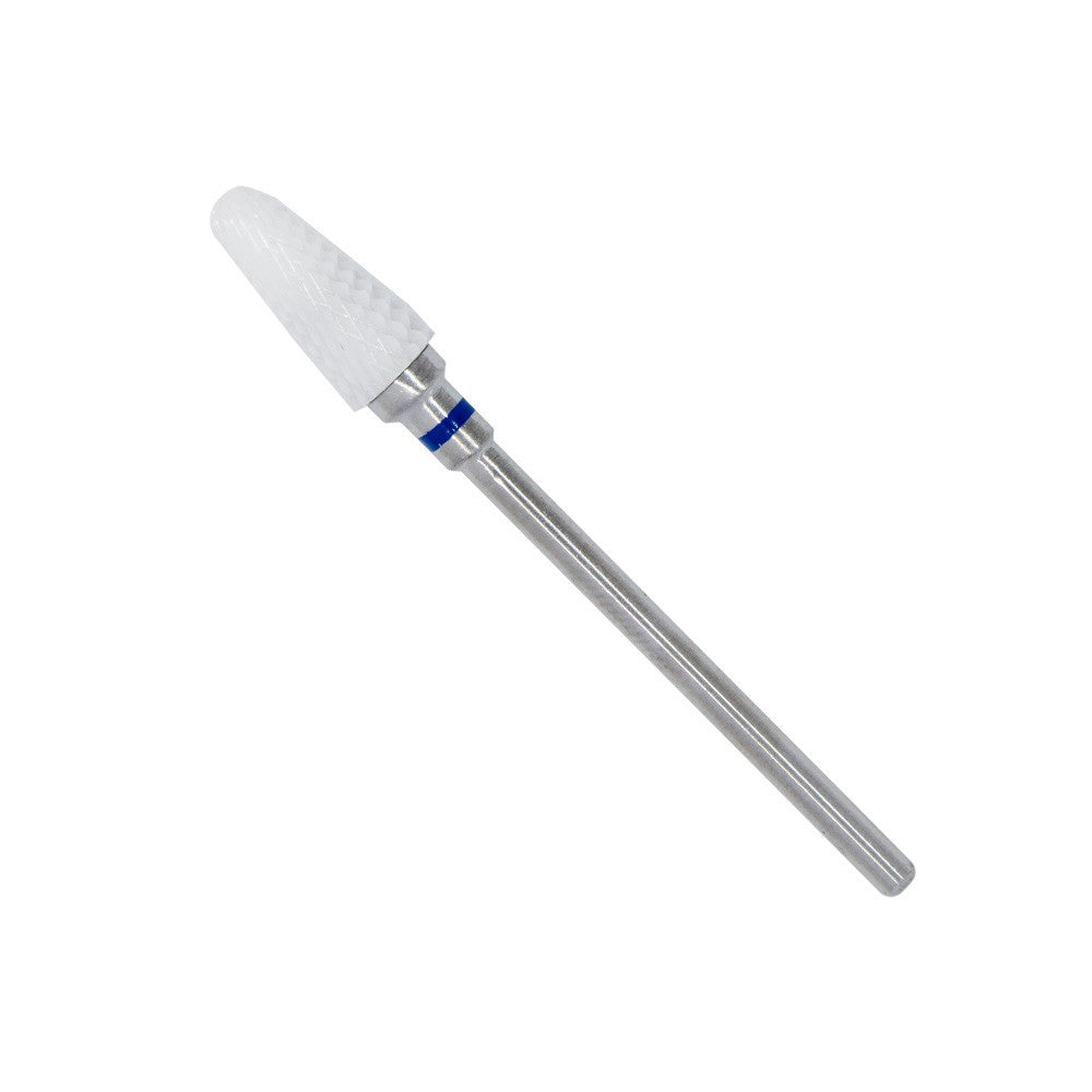Ceramic nail file bit for manicure and pedicure, blue BULLET