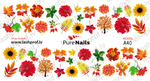 BIS Pure Nails slider nail design sticker decal AUTUMN, A26, A40