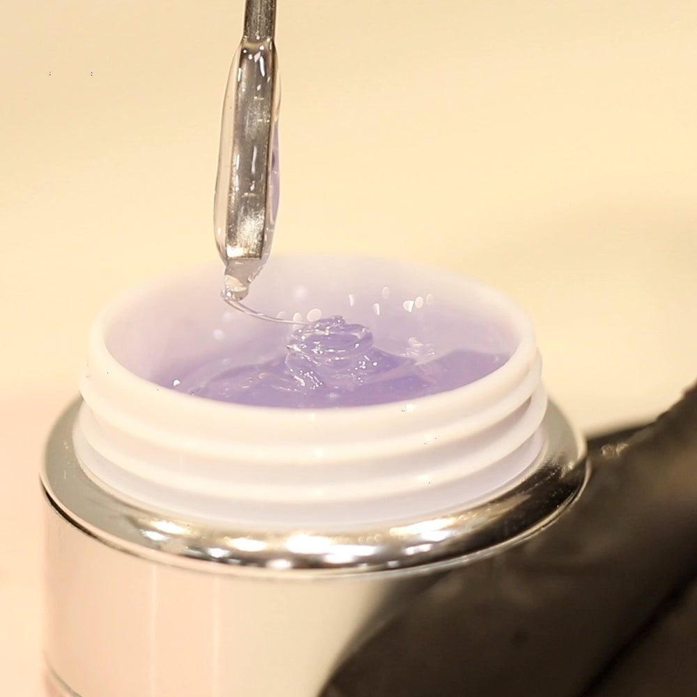 BIS Pure Nails caurspīdīgs būvējošais gēls Optiski zils, 15 ml