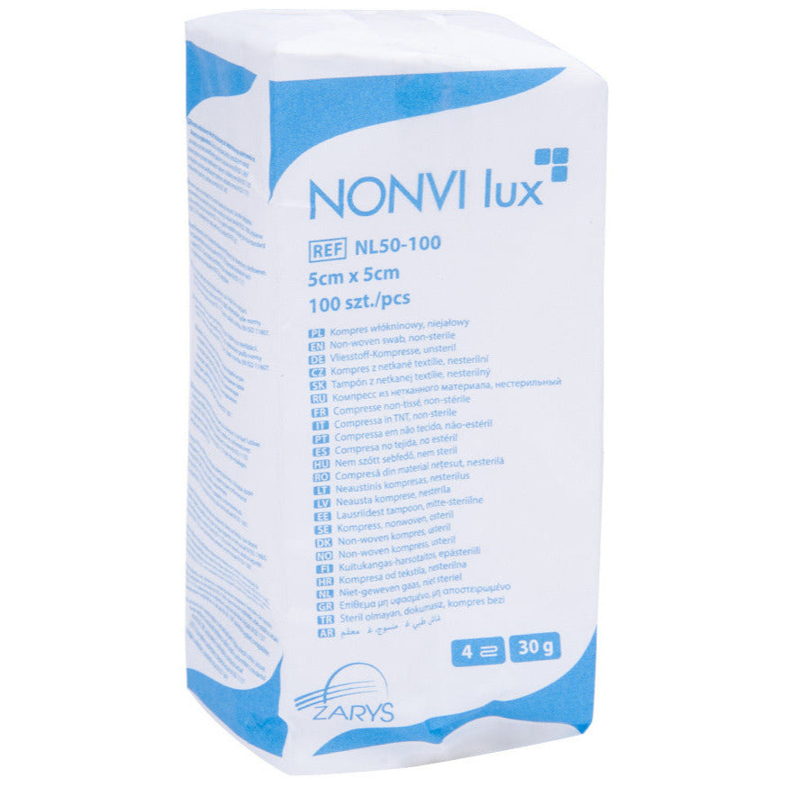 Nonvi Lux bezpūku salvetes, 5 x 5 cm