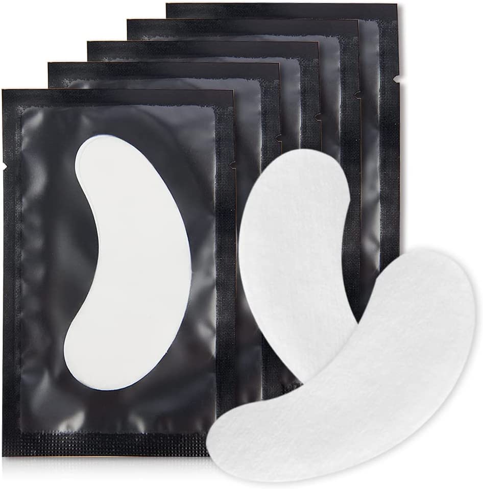 Hydrogel eye patches for eyelash extensions 2 pieces/1 pair, BLACK