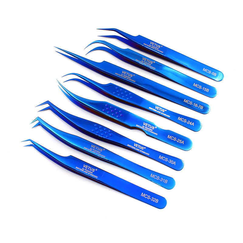 VETUS MCS-24A PRO tweezers for eyelash extensions