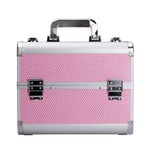 Beauty suitcase M2 size, SPARKLY PINK