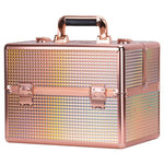Beauty suitcase M1 size, HOLO GOLDEN