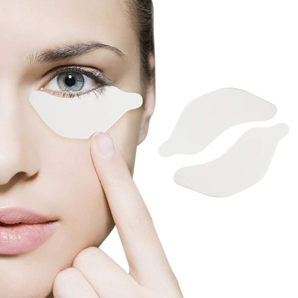 Reusable silicone eye patches WHITE, 2 pieces/1 pair