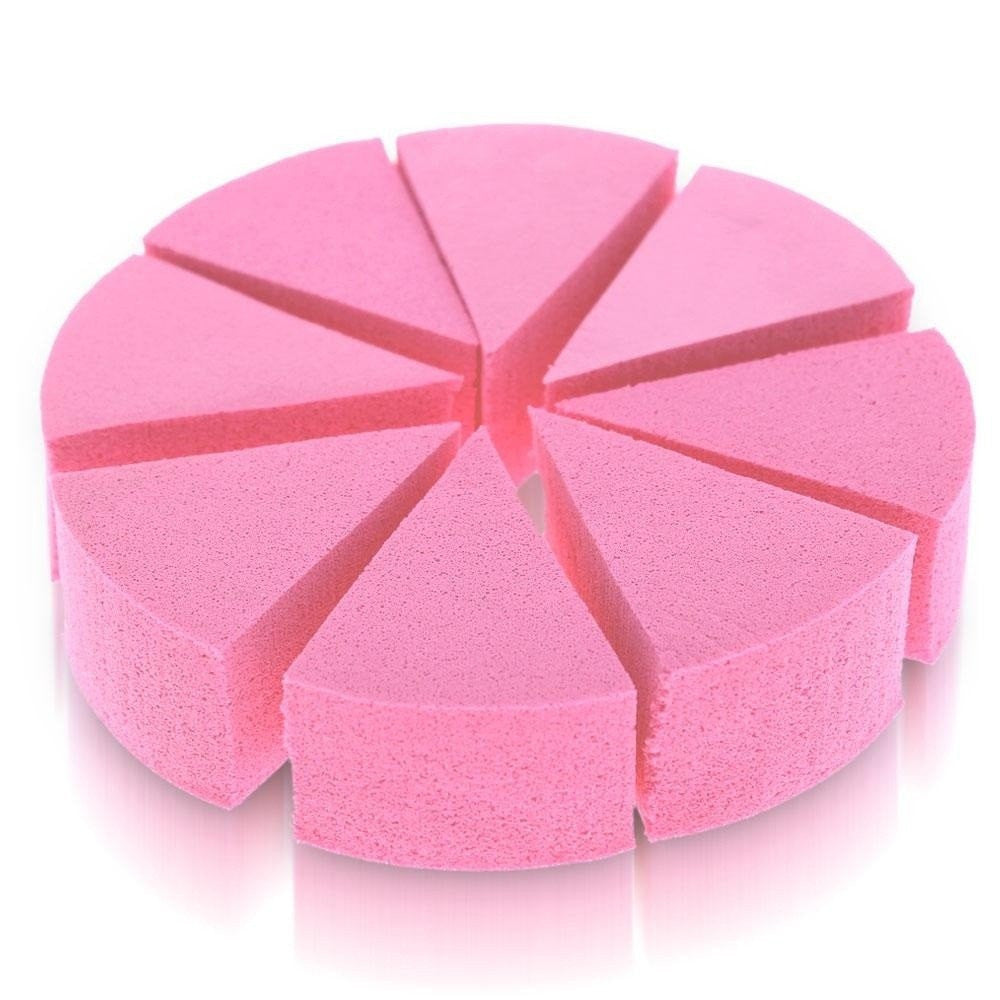 Cosmetic sponge for beauty procedures 8 piece set, PINK