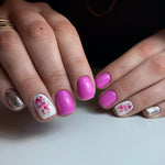BIS Pure Nails nagu dizaina slaideri uzlīmes FLOWERS, models E12, F09, F13, F16, F17, F43 and F55