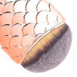 Nail dust cleaning brushes fish tale, ROSE GOLD