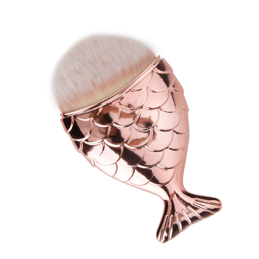 Nail dust cleaning brushes fish tale, ROSE GOLD