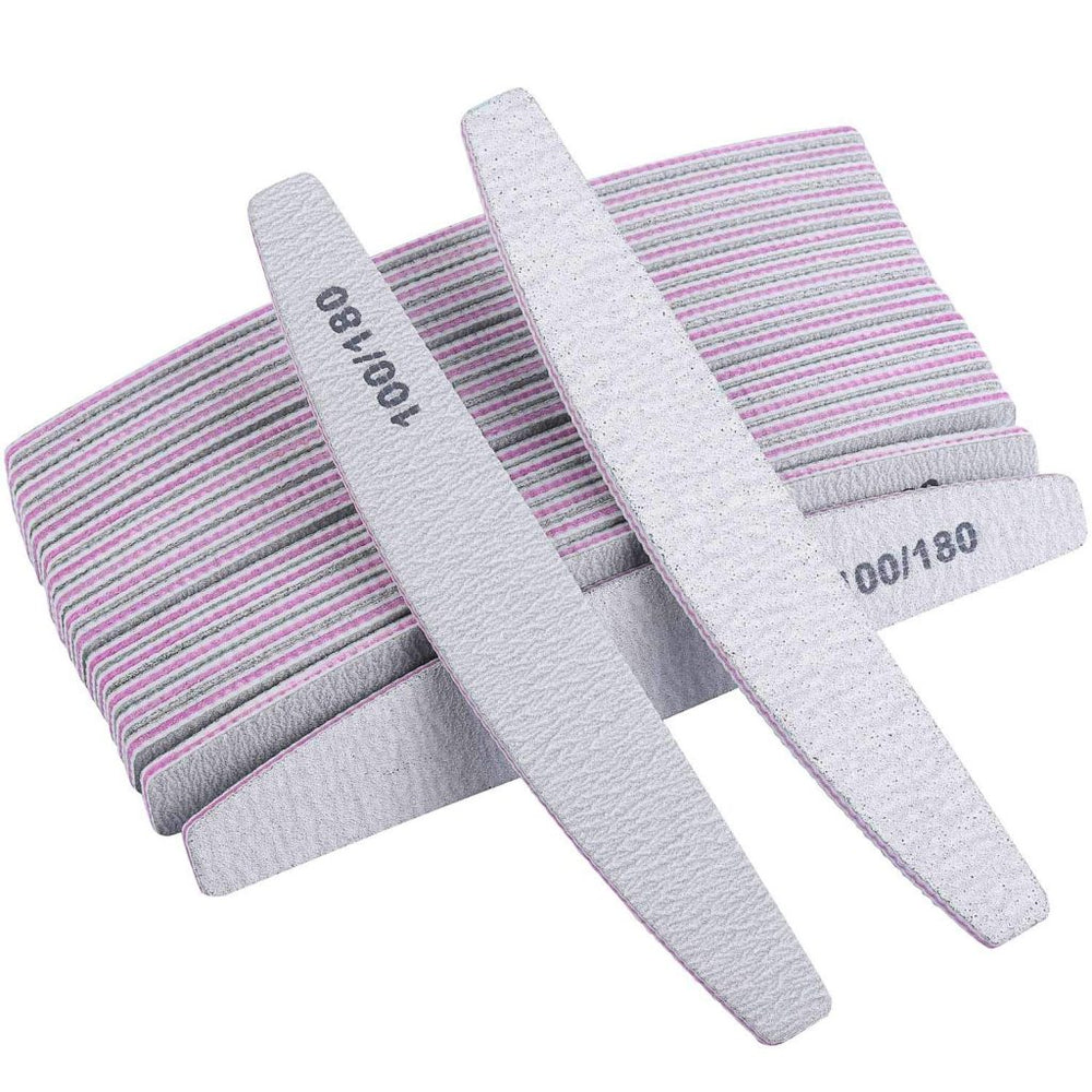 PRO nail file for mainure and pedicure HALFMOON, 180/180