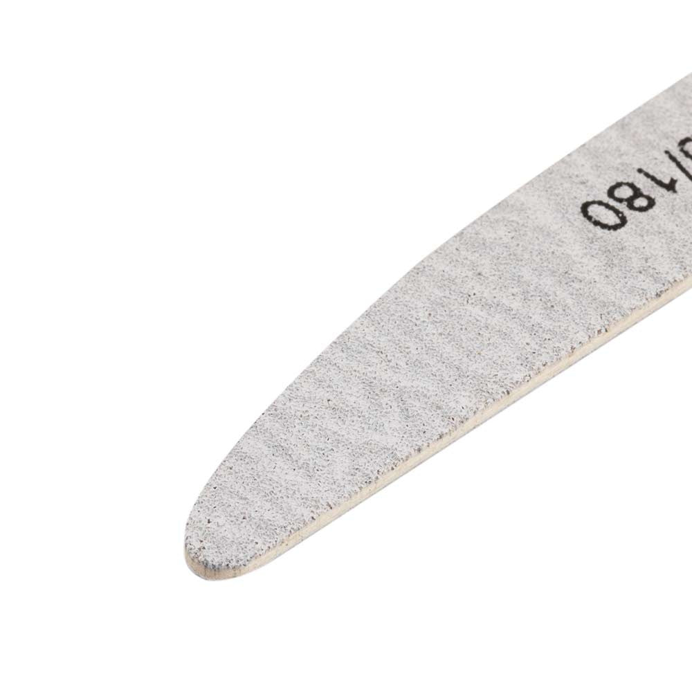 PRO nail file grey wooden slim RESTANGULAR by MollyLac, 100/180