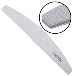PRO nail file for mainure and pedicure HALFMOON, 100/180