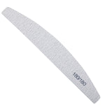 PRO nail file for mainure and pedicure HALFMOON, 180/240