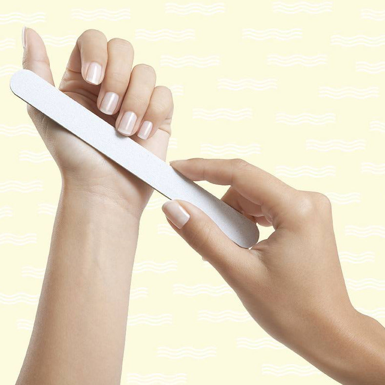 PRO nail file white STRAIGHT for natural nails, 240/240
